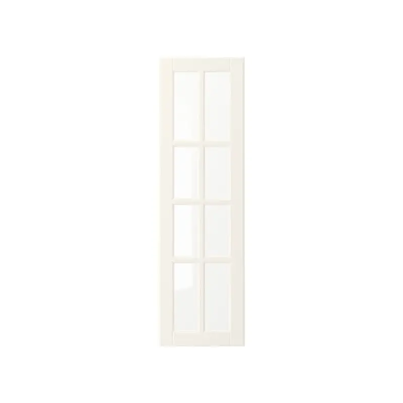 BODBYN glass door, Width: 29.7 cmSystem height: 100 cmSystem width: 30 cmHeight: 99.7 cmDepth: 1.9 cm