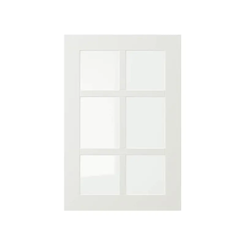 STENSUND glass door, white, 40x60 cm