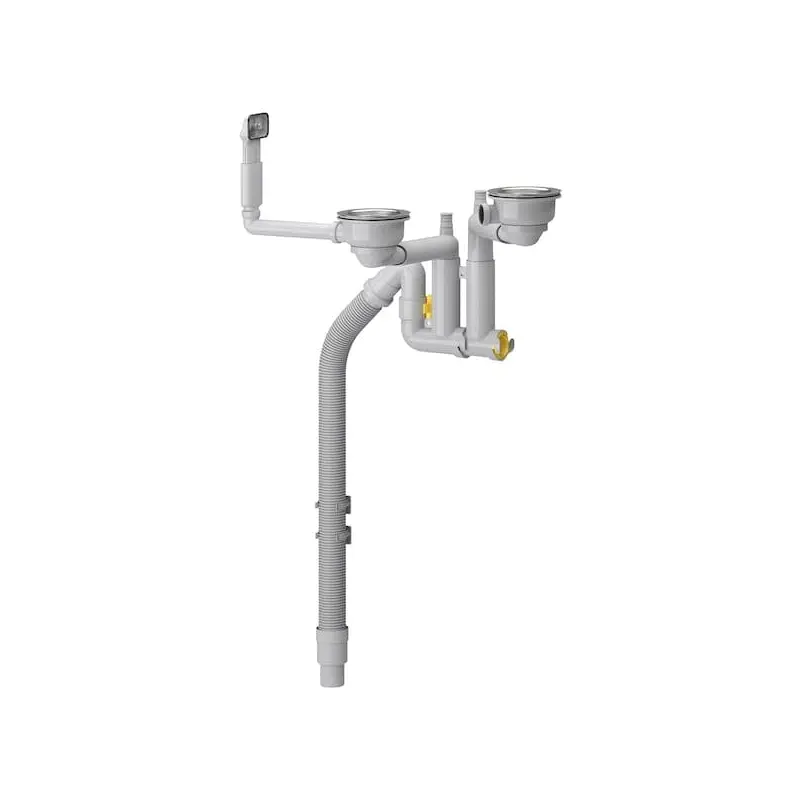 LILLVIKEN water trap/strainer 2 bowls