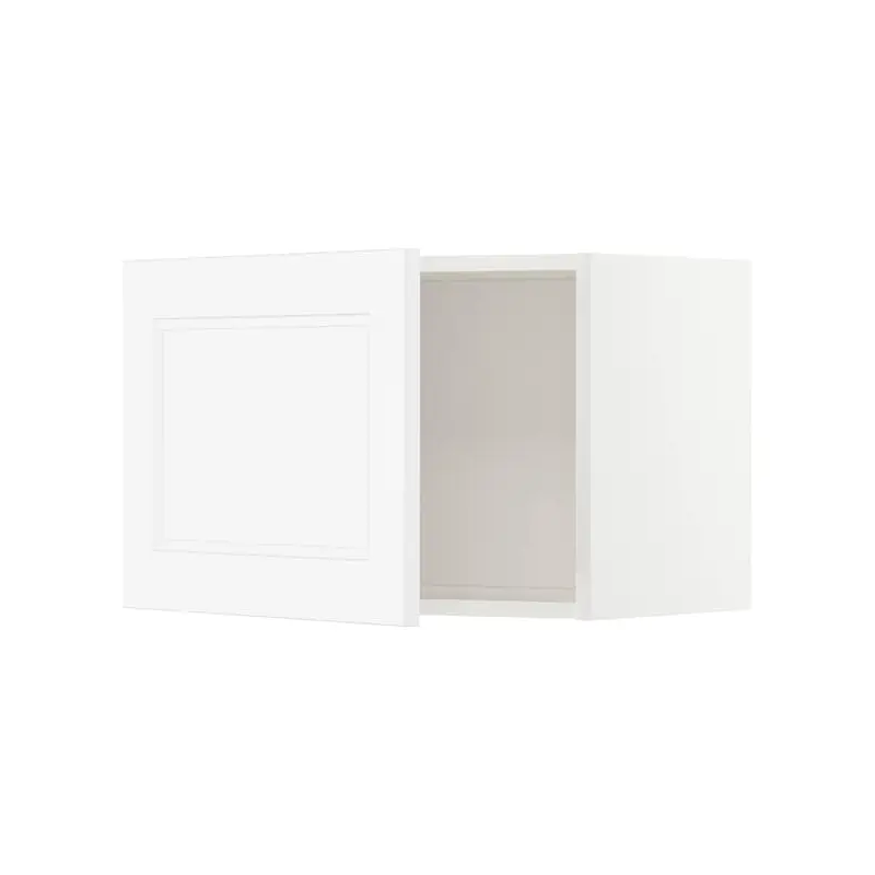METOD wall cabinet, white/Axstad matt white, 60x40 cm