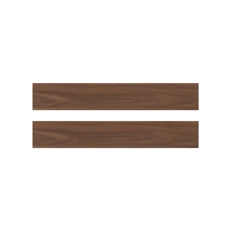 ENKPING drawer front, brown walnut effect, 60x10 cm