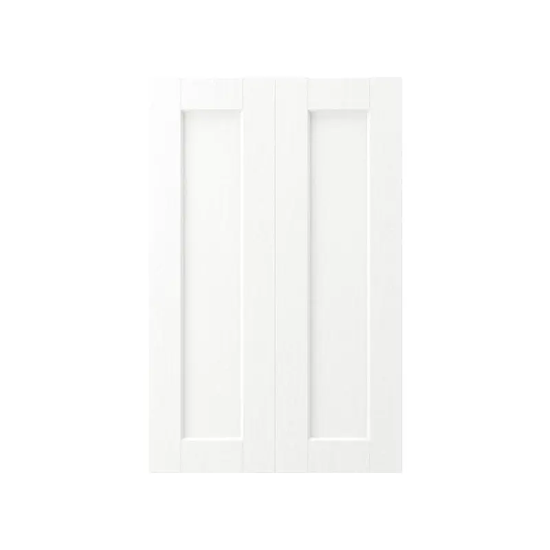 ENKPING 2-p door f corner base cabinet set, white wood effect, 25.0x79.7 cm