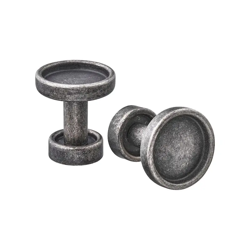 SKRUVSHULT knob, anthracite, 5 mm