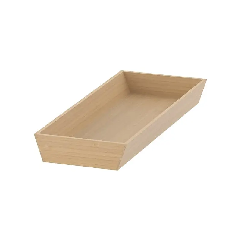 UPPDATERA utensil tray, light bamboo, 20x50 cm