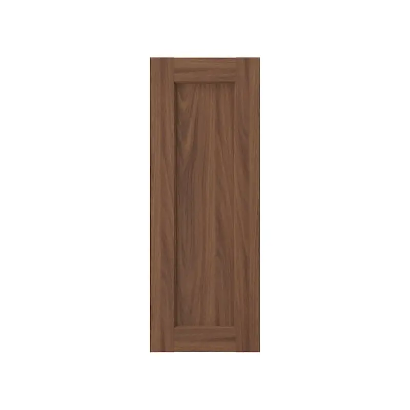 ENKPING door, brown walnut effect, 30x80 cm