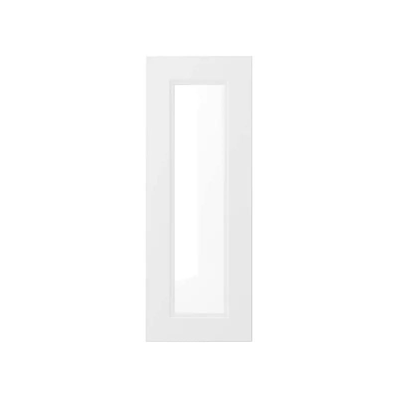 AXSTAD glass door, matt white, 30x80 cm