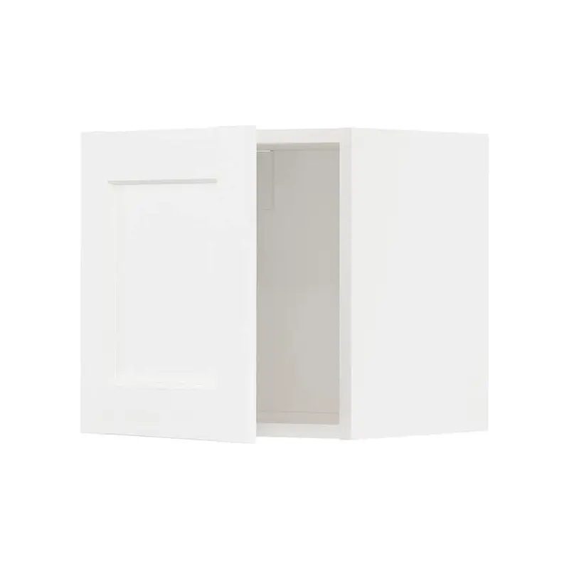 METOD wall cabinet, white Enkping/white wood effect, 40x40 cm
