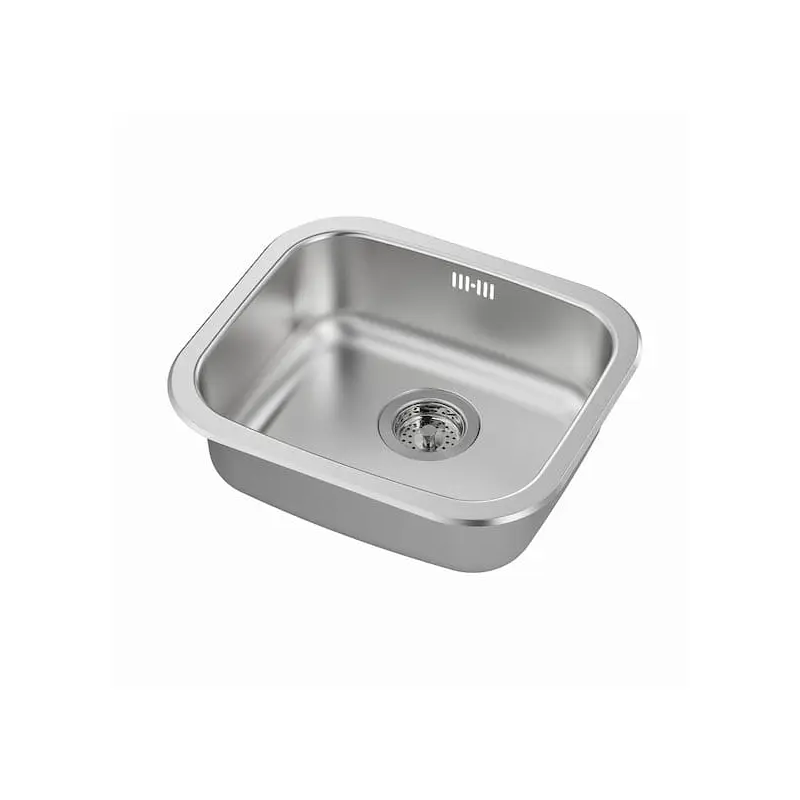 FYNDIG inset sink, 1 bowl, stainless steel, 46x40 cm
