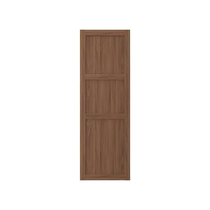 ENKPING door, brown walnut effect, 60x180 cm