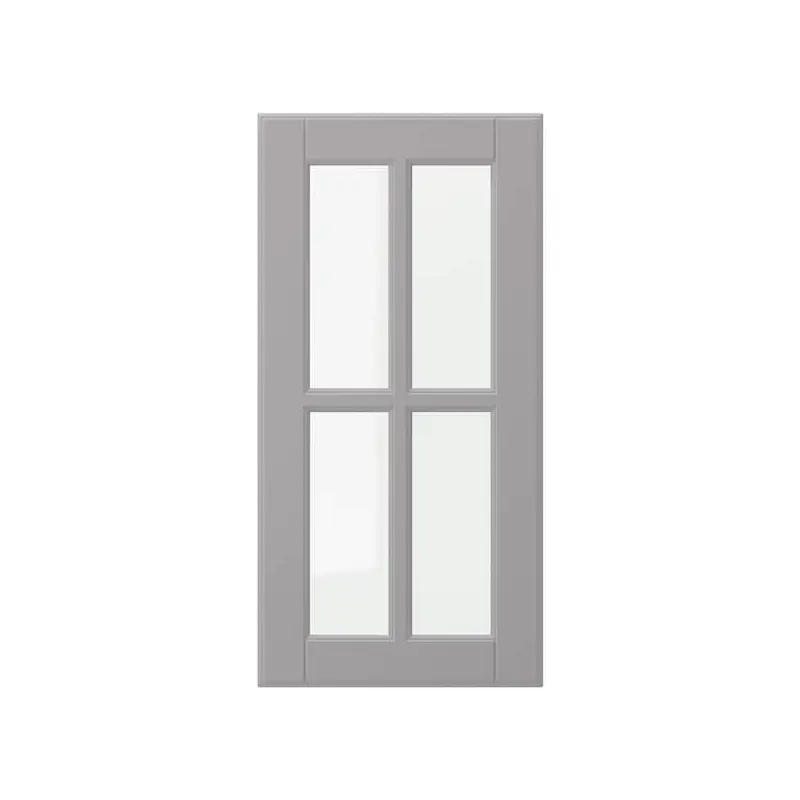 BODBYN glass door, Width: 29.7 cmSystem height: 60 cmSystem width: 30 cmHeight: 59.7 cmDepth: 1.9 cm