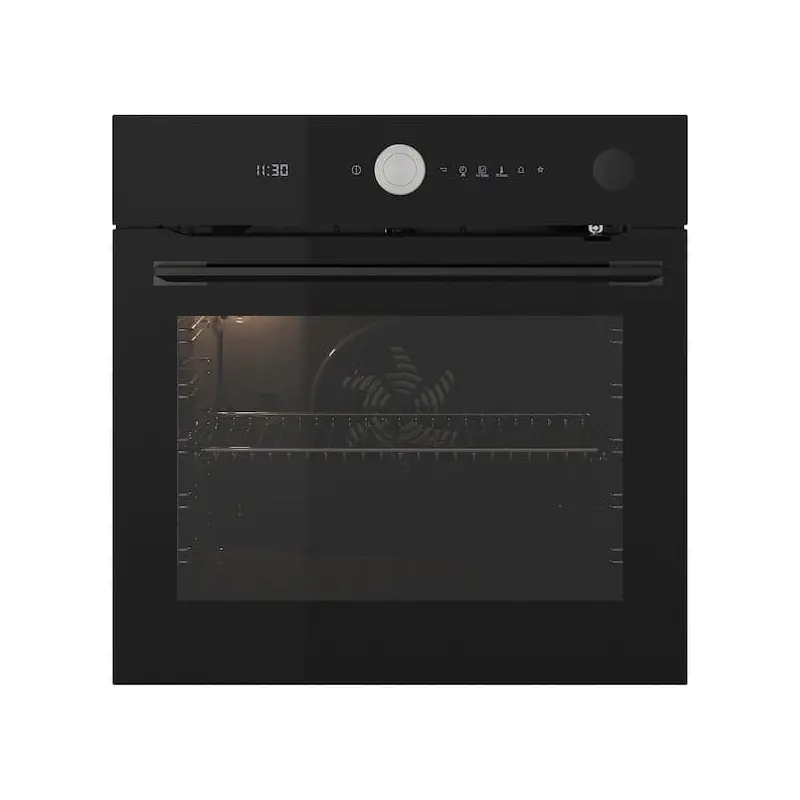 FINSMAKARE forced air oven w pyro/steam func, Width: 59.4 cmDepth: 56.7 cmHeight: 58.9 cmCapacity: 72 lWeight: 36.00 kgElectric cord length: 150.0 cm