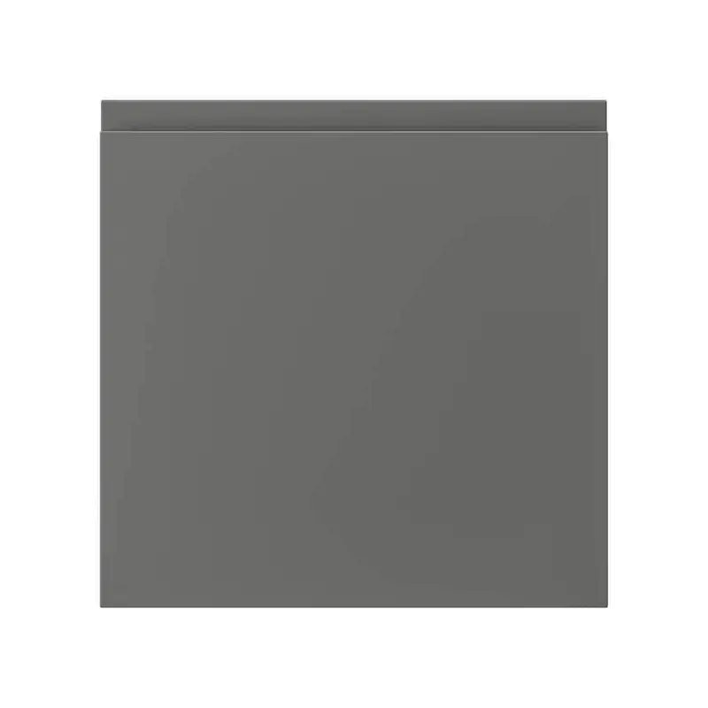 VOXTORP drawer front, dark grey, 39.6x39.7 cm