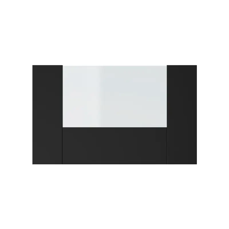 KNIVSHULT drawer front, high, dark grey, 40 cm