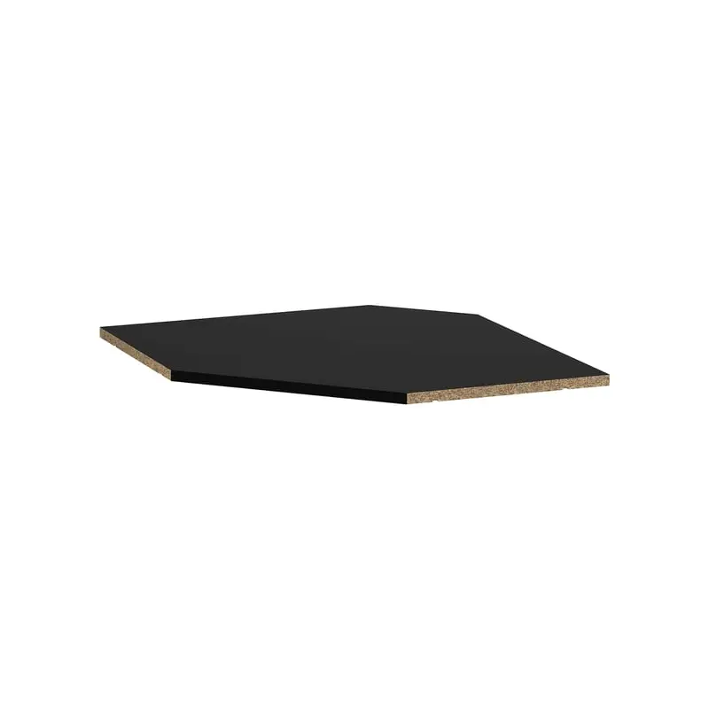 UTRUSTA shelf for corner wall cabinet, black-grey, 68 cm