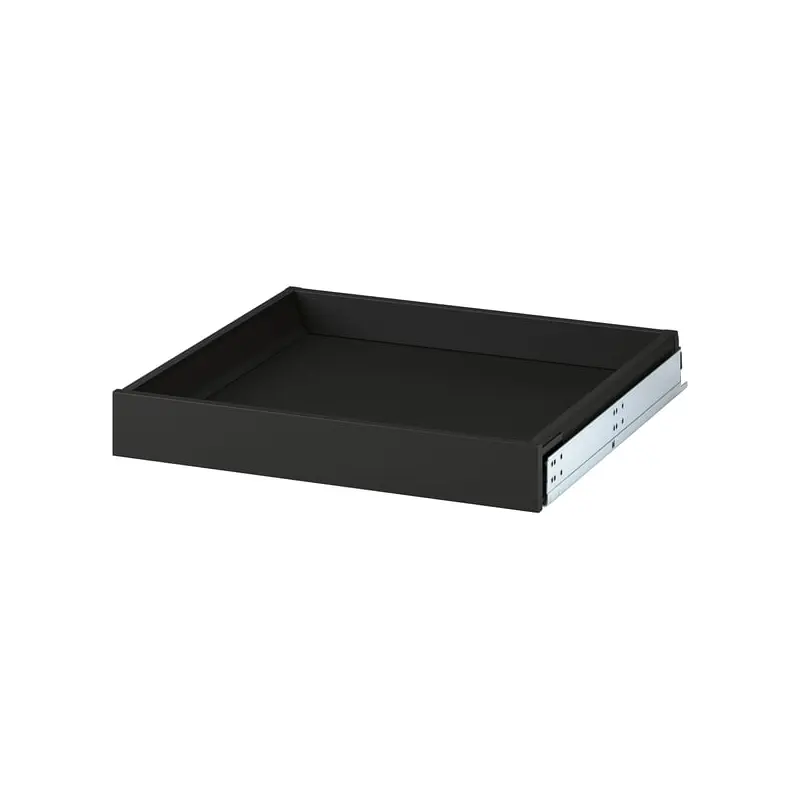 KNIVSHULT low drawer with front, 60x8x60 cm