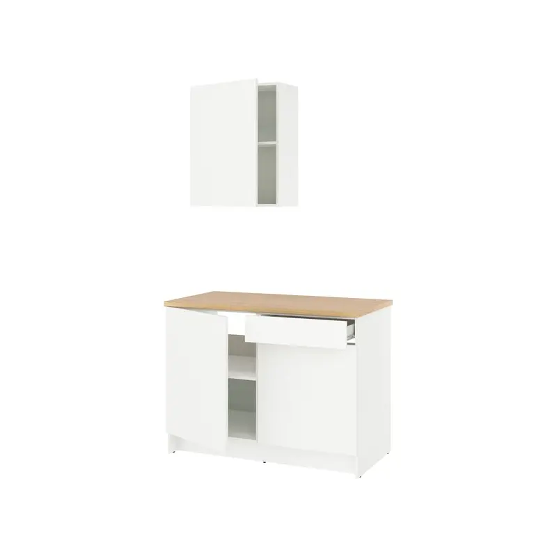 KNOXHULT kitchen, white, 120x61x220 cm