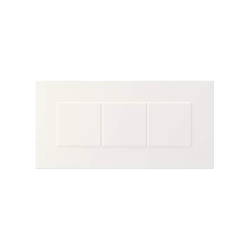STENSUND drawer front, white, 40x20 cm