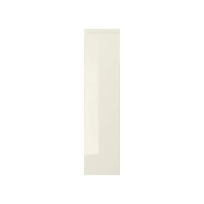 VOXTORP door, high-gloss light beige, 20x80 cm