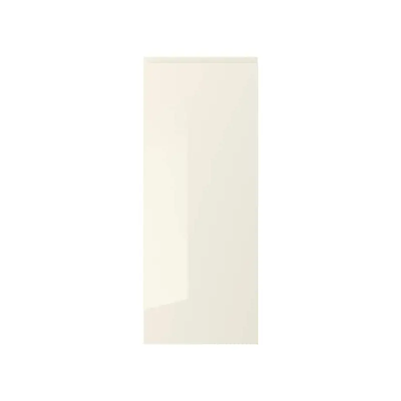VOXTORP door, high-gloss light beige, 40x100 cm
