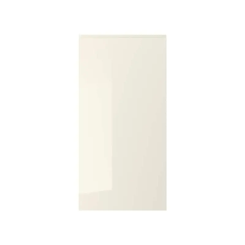VOXTORP door, high-gloss light beige, 60x120 cm
