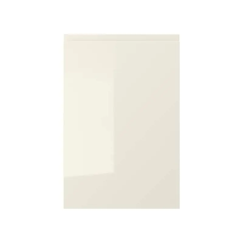 VOXTORP door, high-gloss light beige, 40x60 cm