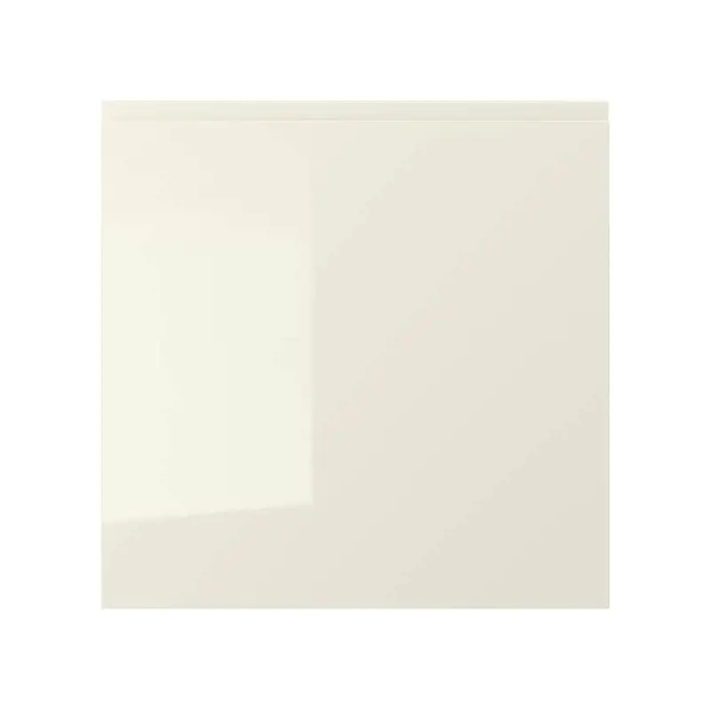 VOXTORP door, high-gloss light beige, 60x60 cm