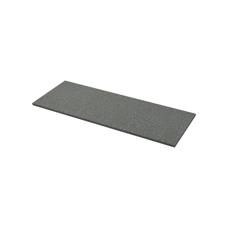 EKBACKEN worktop, grey terrazzo effect/laminate, 186x2.8 cm