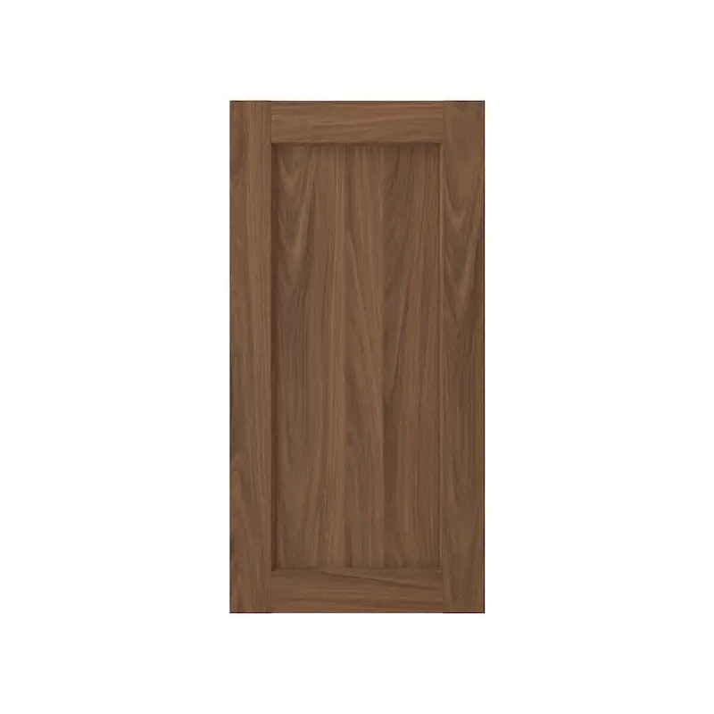 ENKPING door, brown walnut effect, 40x80 cm
