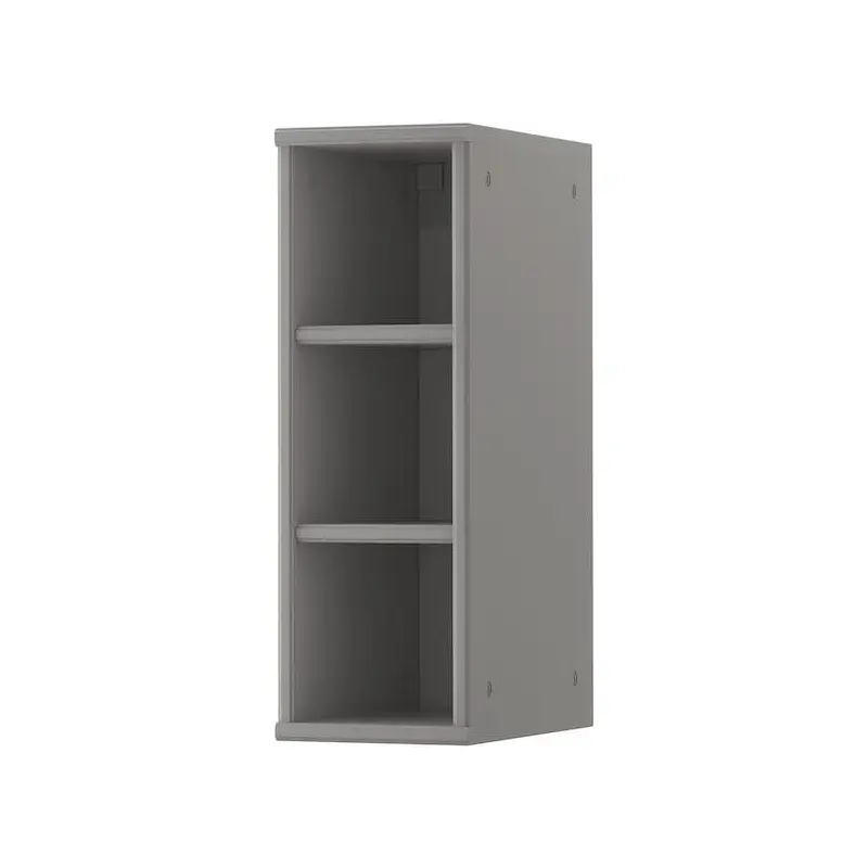 TORNVIKEN open cabinet, grey, 20x37x60 cm