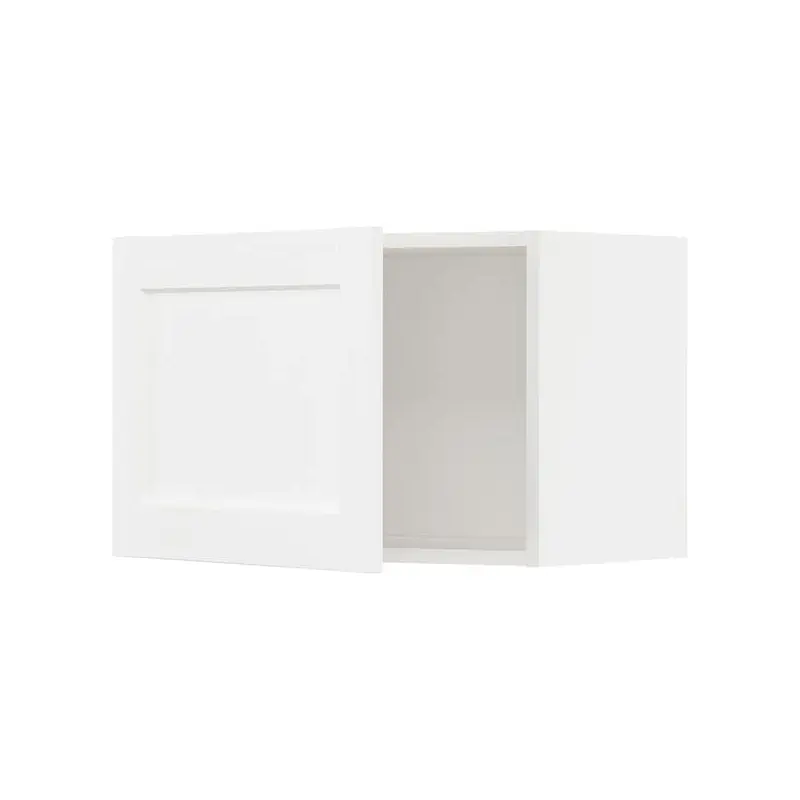 METOD wall cabinet, white Enkping/white wood effect, 60x40 cm