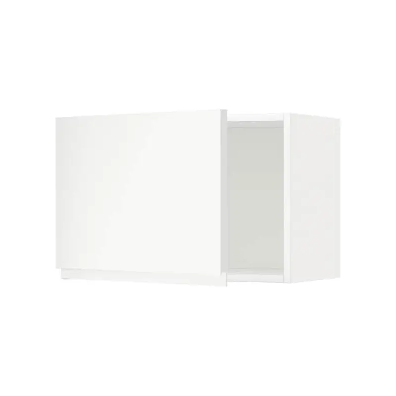 METOD wall cabinet, white/Voxtorp matt white, 60x40 cm