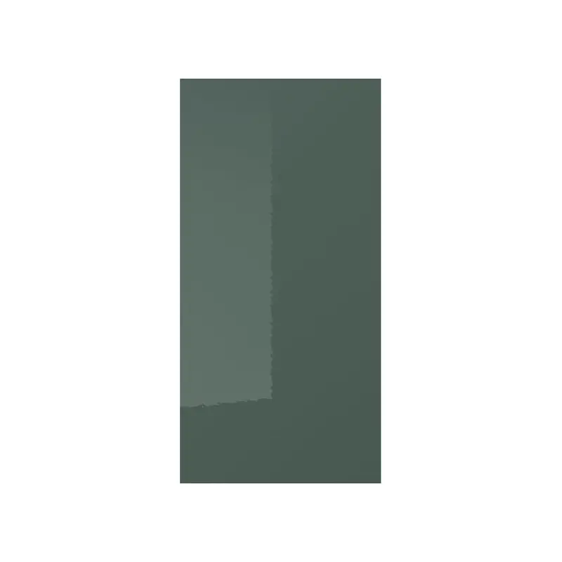 KALLARP door, high-gloss dark grey-green, 30x60 cm