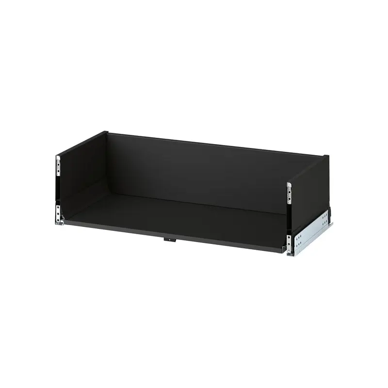 KNIVSHULT drawer, high, dark grey, 80x37 cm