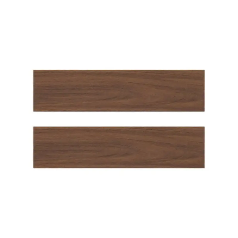 ENKPING drawer front, brown walnut effect, 40x10 cm