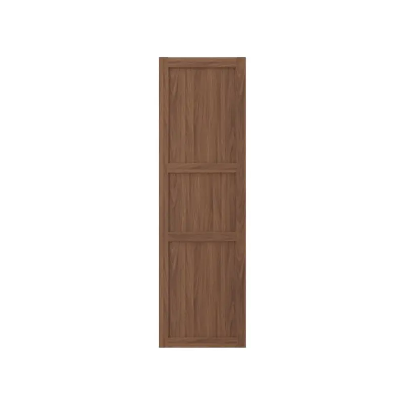 ENKPING door, brown walnut effect, 60x200 cm