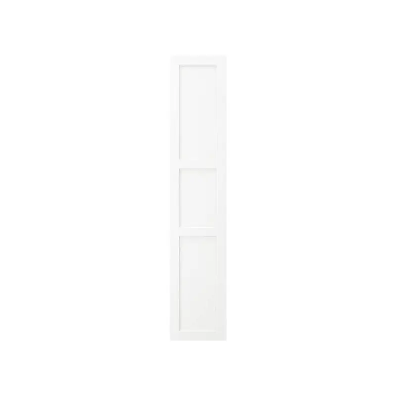 ENKPING door, white wood effect, 40x200 cm
