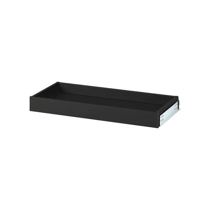 KNIVSHULT low drawer with front, 80x37x8 cm