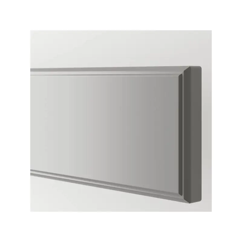 METOD / MAXIMERA wall cab w 2 glass doors/2 drawers, white/Bodbyn grey, 80x100 cm