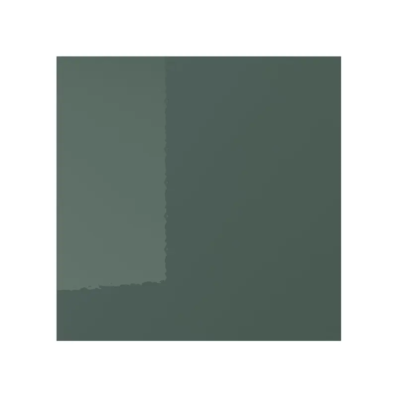 KALLARP door, high-gloss dark grey-green, 40x40 cm