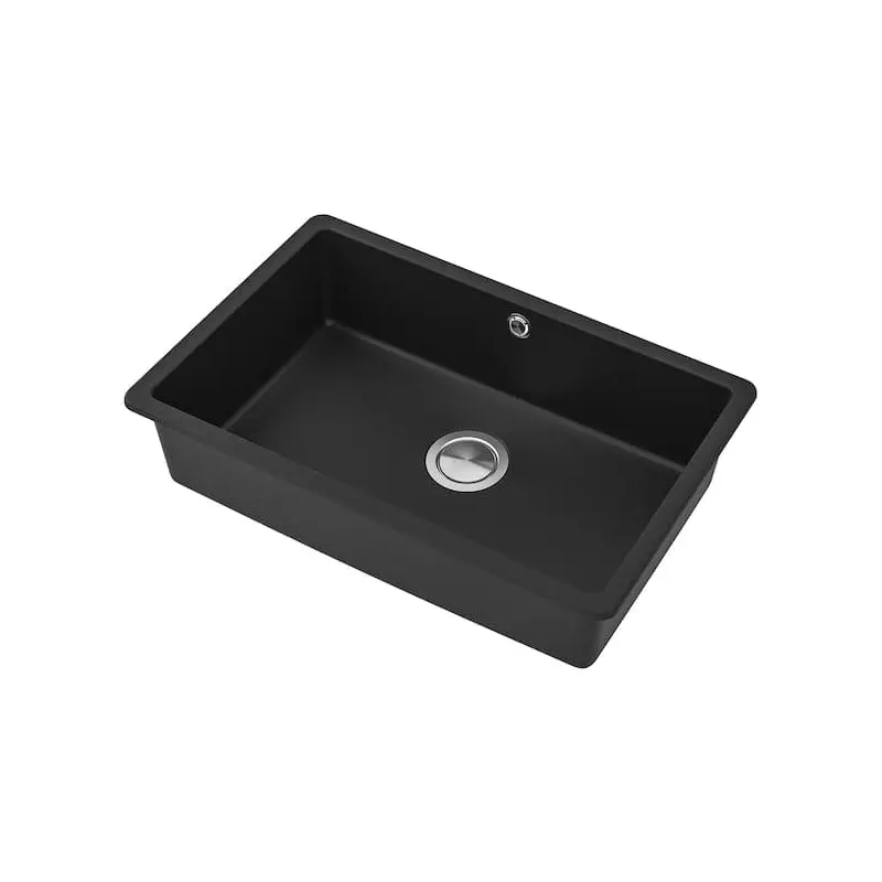 KILSVIKEN inset sink, 1 bowl, Basin depth: 18 cmBathroom width: 66 cmBathroom, front-back: 40 cmFront to back: 46 cmLength: 72 cmCapacity: 48 l
