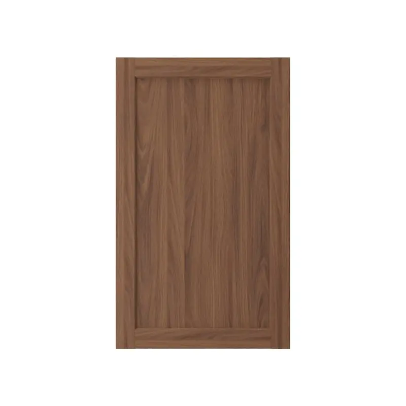 ENKPING door, brown walnut effect, 60x100 cm