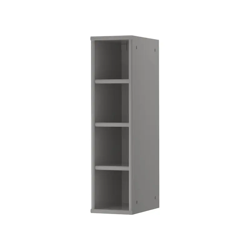 TORNVIKEN open cabinet, grey, 20x37x80 cm