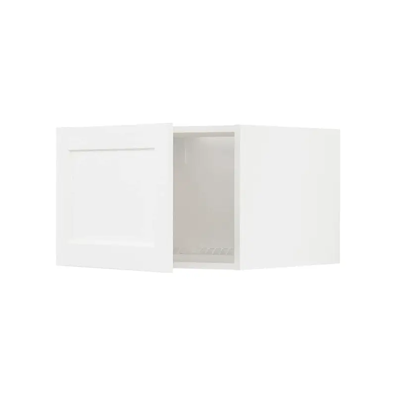 METOD top cabinet for fridge/freezer, white Enkping/white wood effect, 60x40 cm