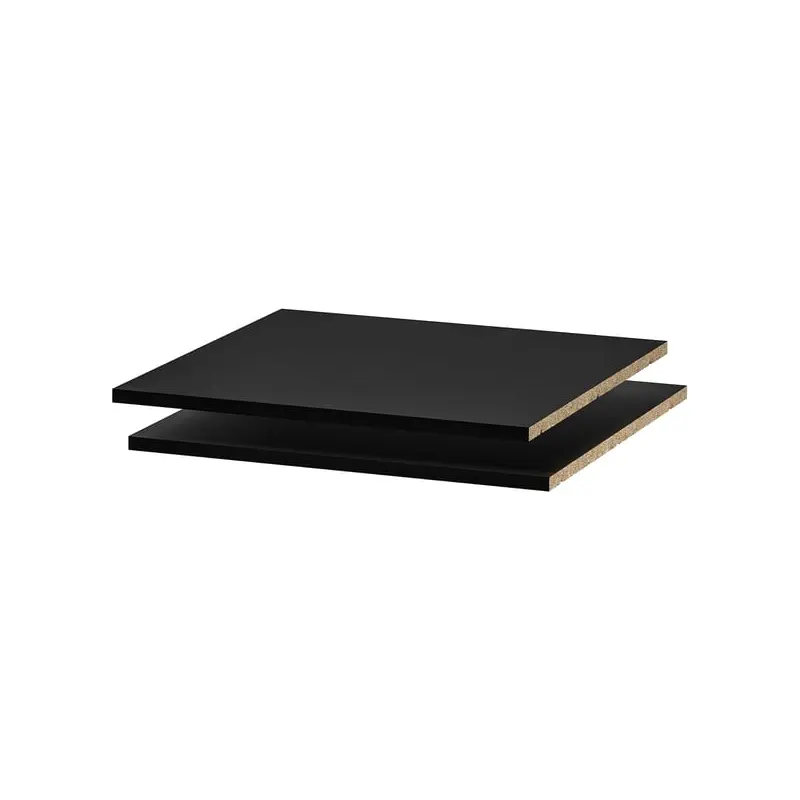 UTRUSTA shelf, black-grey, 60x60 cm