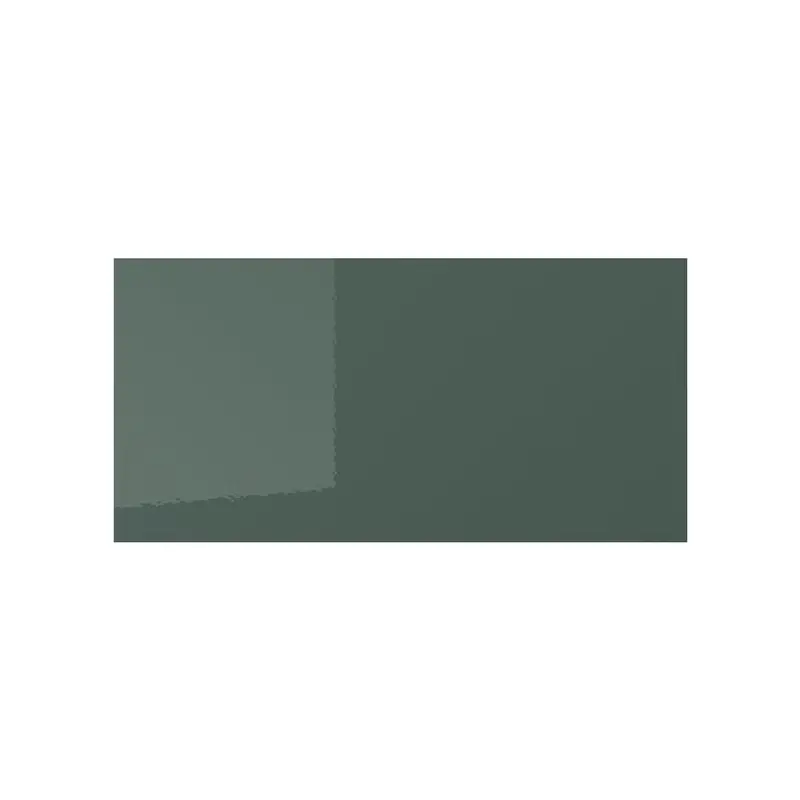 KALLARP drawer front, high-gloss dark grey-green, 40x20 cm