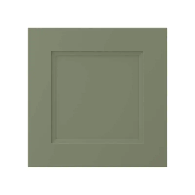 AXSTAD drawer front, grey-green, 40x40 cm