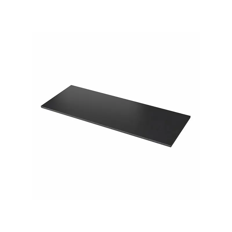 EKBACKEN worktop, black/laminate, 186x2.8 cm