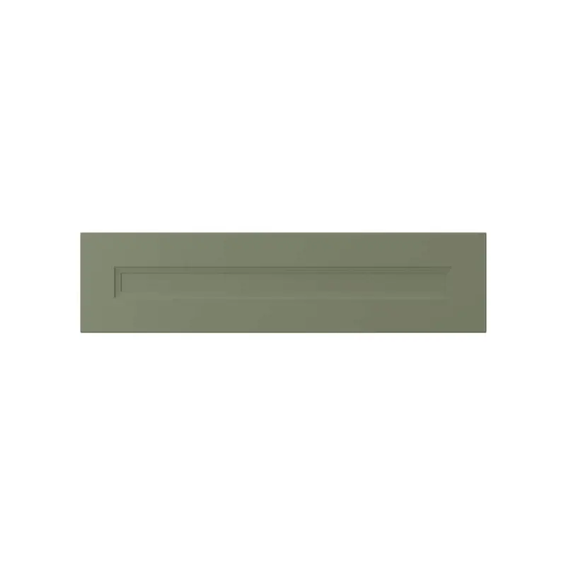 AXSTAD drawer front, grey-green, 80x20 cm