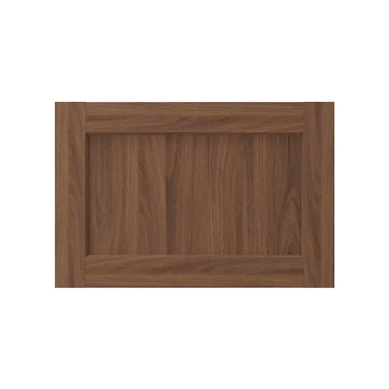 ENKPING door, brown walnut effect, 60x40 cm