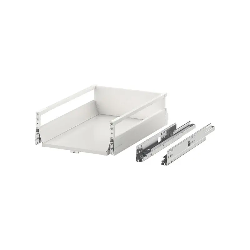 EXCEPTIONELL drawer, medium with push to open, white, 40x60 cm